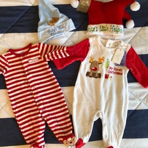 Christmas Onesies and Hats